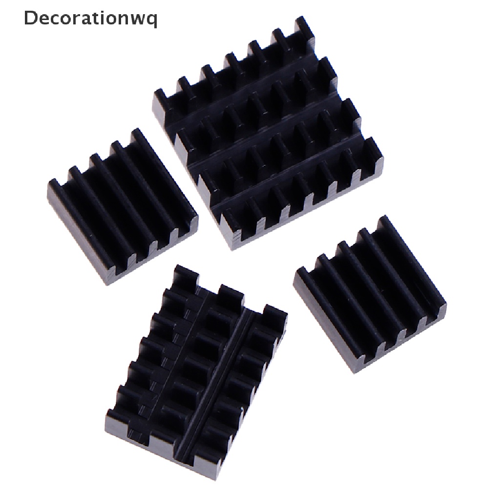 Set 4 Bộ Tản Nhiệt Bằng Nhôm Dành Cho Raspberry Pi 4B