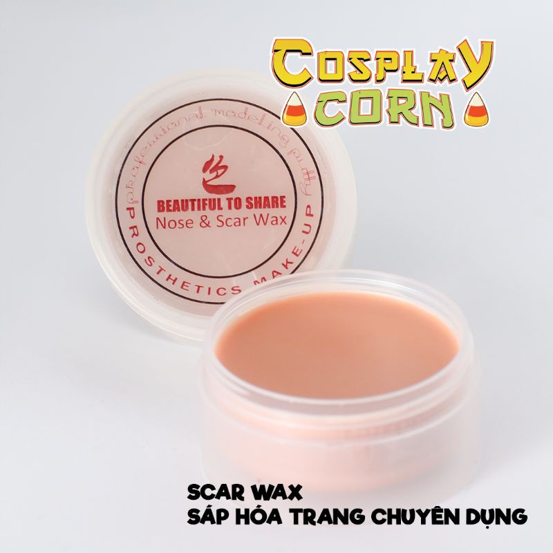 Scar wax sáp hóa trang SFX tạo vết thương , vết sẹo, độn cằm , độn mũi , hiệu ứng hóa trang phim ảnh chuyên nghiệp