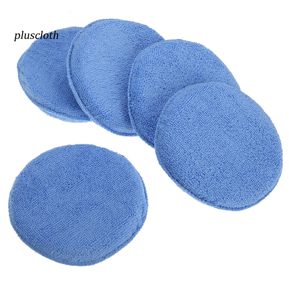Bộ 5 Miếng Mút Đánh Bóng Xe Hơi Bằng Microfiber Siêu Mềm