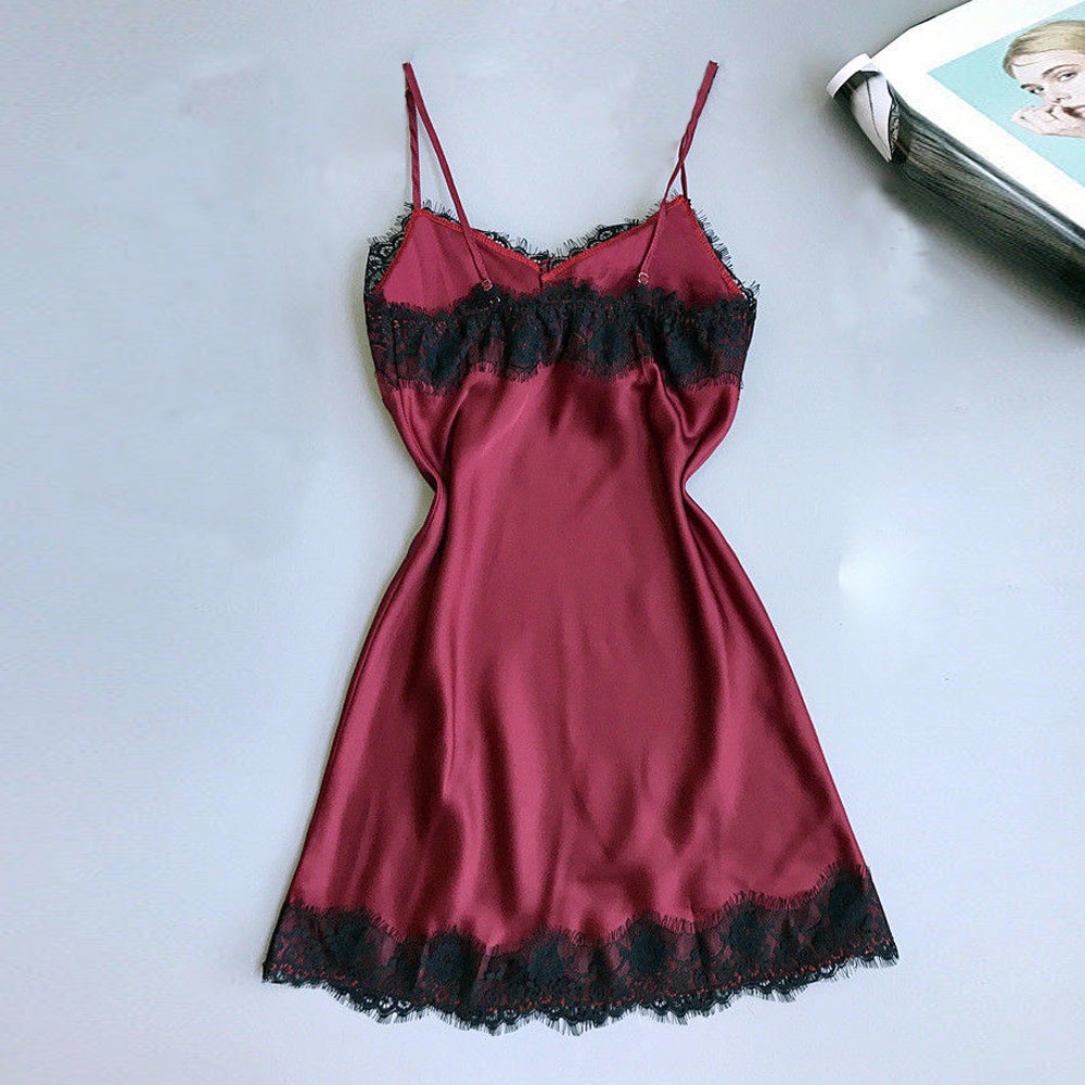 Women's V-neck Lace Sleep dress