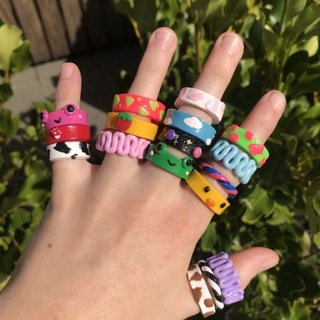 nhẫn clayring chunky rings ( nhẫn đất sét )
