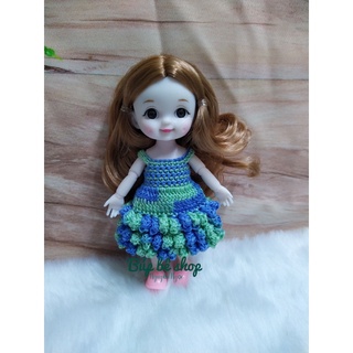 Váy len HandMade cho búp bê Baboliy 16cm