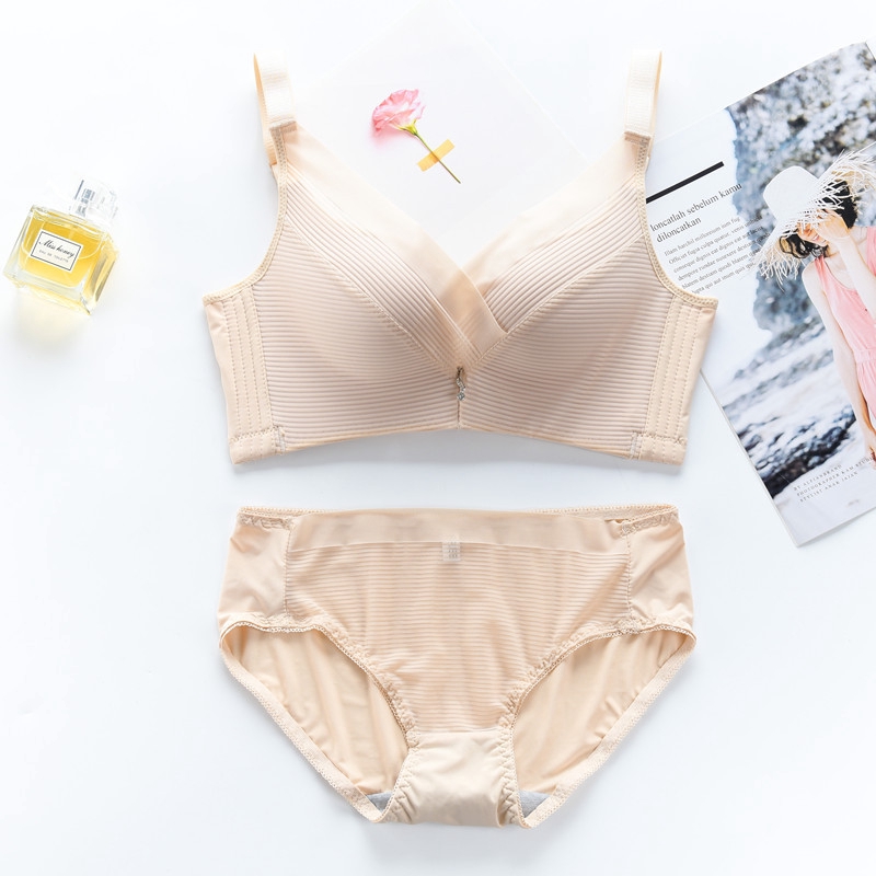 Underwear gathered sexy thin bra set | BigBuy360 - bigbuy360.vn