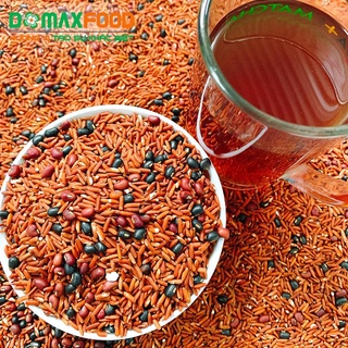 Trà gạo lứt đậu đỏ, đậu đen domaxfood - sao vàng hạ thổ- thanh lọc - giảm cân