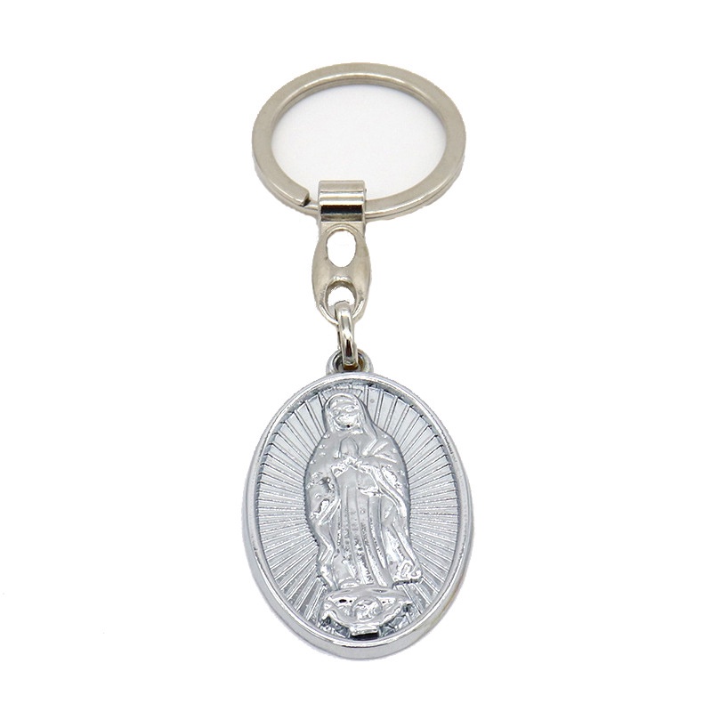 Móc Khóa Hình Đức Mẹ Guadalupe Virgin Mary Miraculous Medal