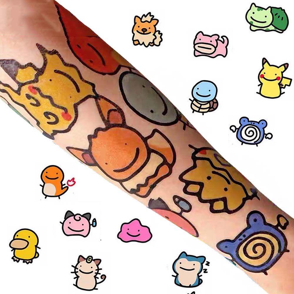 Miếng Dán Trang Trí Ván Trượt / Xe Hơi Hình Pikachu Graffiti Chống Thấm Nước Dành Cho Trẻ Em