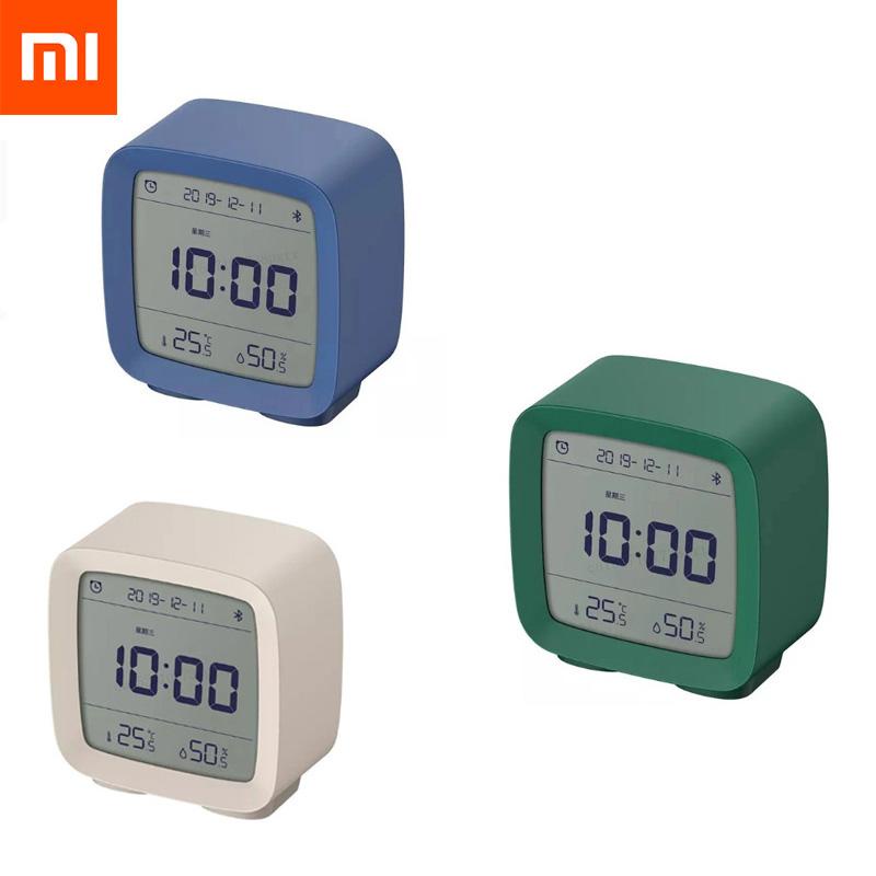 Đồng hồ báo thức Bluetooth Xiaomi Youpin Qingping, Nhỏ gọn, Chức năng hiển thị nhiệt độ, độ ẩm, ngày tháng