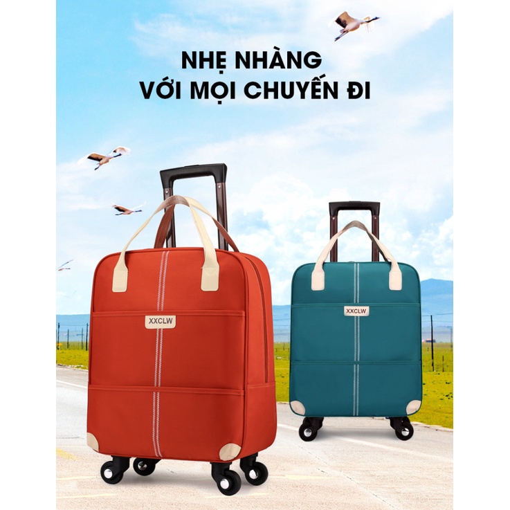 Bộ Vali Túi Du Lịch Double Carry-On Luggage - Home and Garden