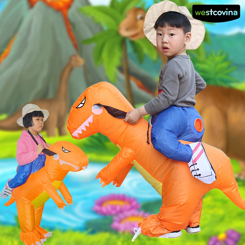 Mới Bộ Đồ Bơm Hơi Hóa Trang Khủng Long Cho Bé