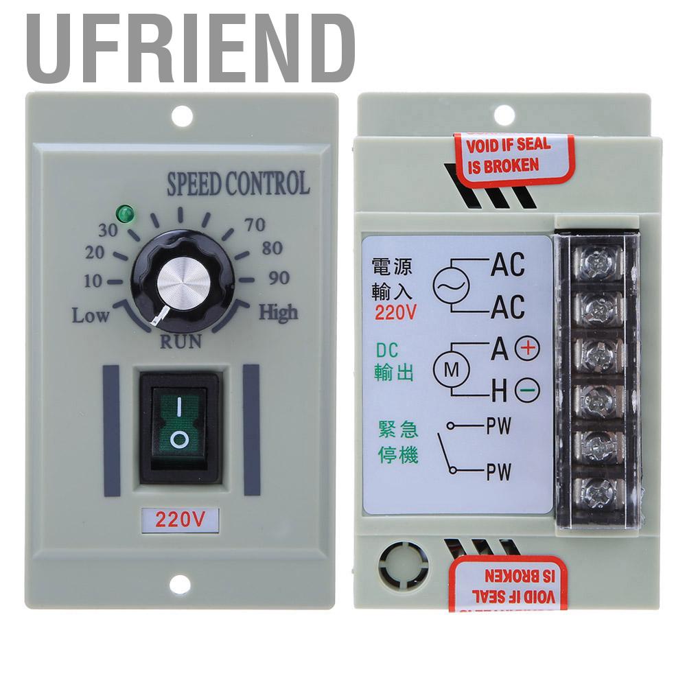 Ufriend Motor Speed Control Controller Mini Permanent Magnetic DC Governor DC-51 220V Input