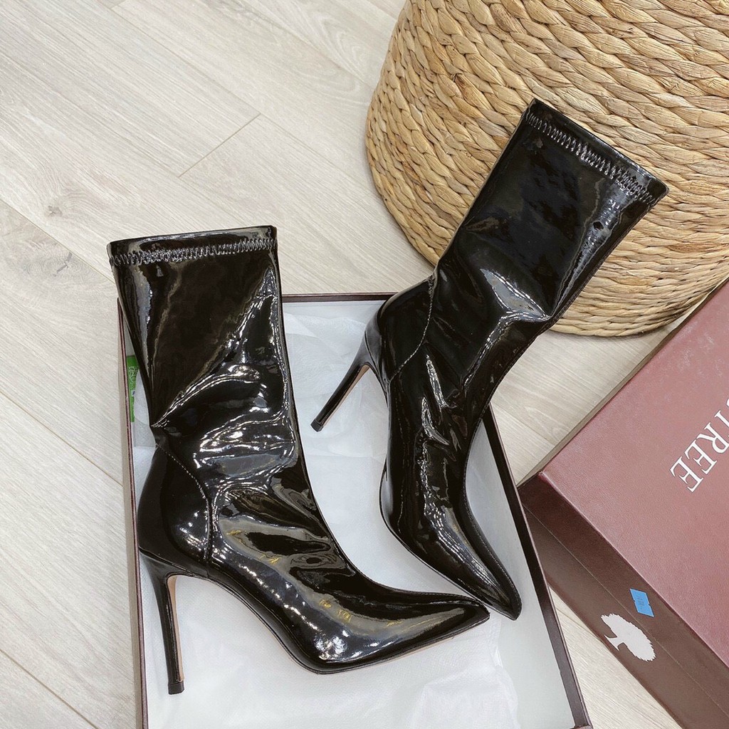 💖FULLBOX BOOT💖 Bốt cổ cao da gót nhọn 9 phân ôm chân ( Ảnh Thật) | BigBuy360 - bigbuy360.vn