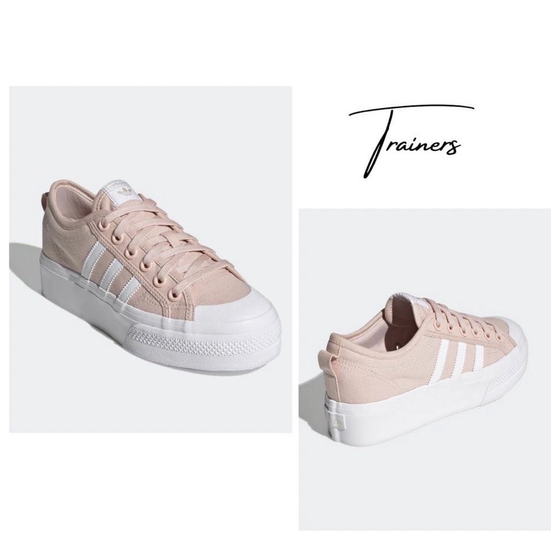 Giày Adidas Nizza màu pink cam đào size 36 đến 39 hack chân cao thêm 4 phân 💯Auth trọn đời, pick store, fullbox