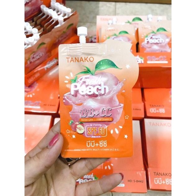 Kem nền trái đào TANAKO Fresh Peach Thái Lan | BigBuy360 - bigbuy360.vn