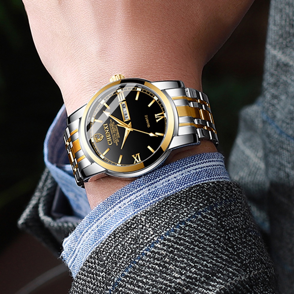 Đồng Hồ Analog Nam Hiển Thị Ngày Năm 2021 Chexi