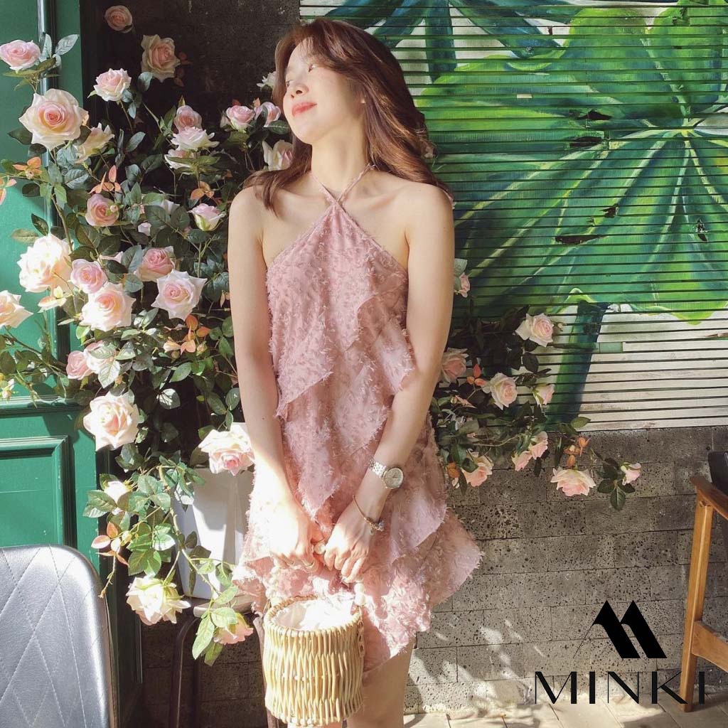 ĐẦM YẾM LÔNG VŨ TIỂU THƯ - CHẤT LIỆU CAO CẤP - MÀU TRẮNG / HỒNG / KEM