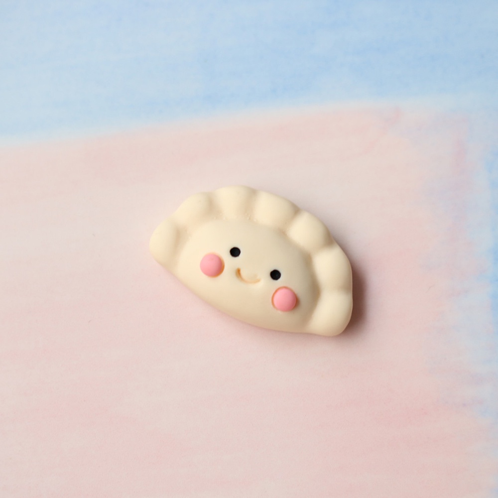 Set 2 Phụ Kiện Trang Trí Ốp Điện Thoại Hình Mặt Trăng / Cầu Vồng Bằng Nhựa Resin