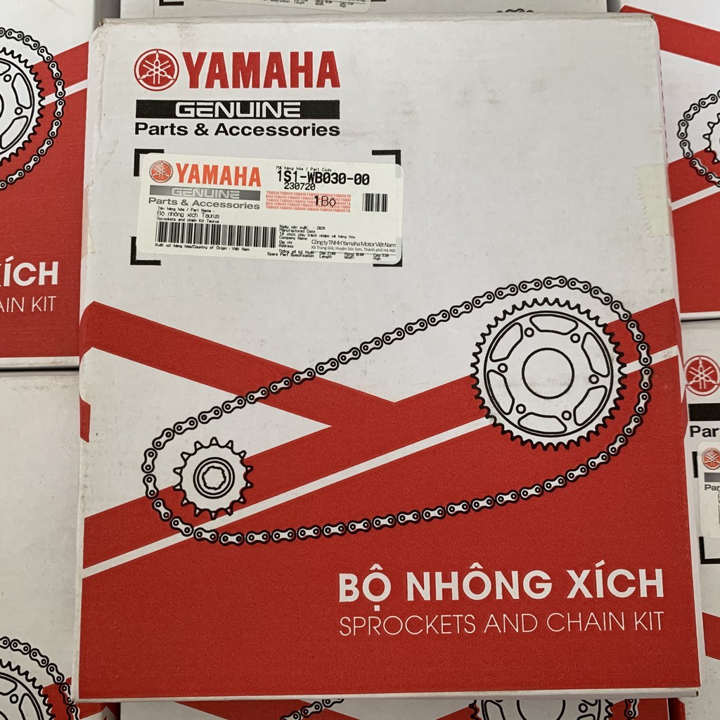 Bộ nhông xích, nhông sên đĩa cho xe số SIRIUS FI CHÍNH HÃNG YAMAHA