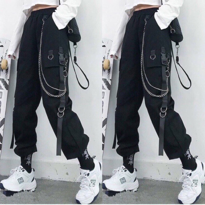 [Rẻ Vô Địch] Quần Kaki Túi Hộp Khuy Kèm Dây Xích Siêu Truất( Ảnh Thật) | BigBuy360 - bigbuy360.vn