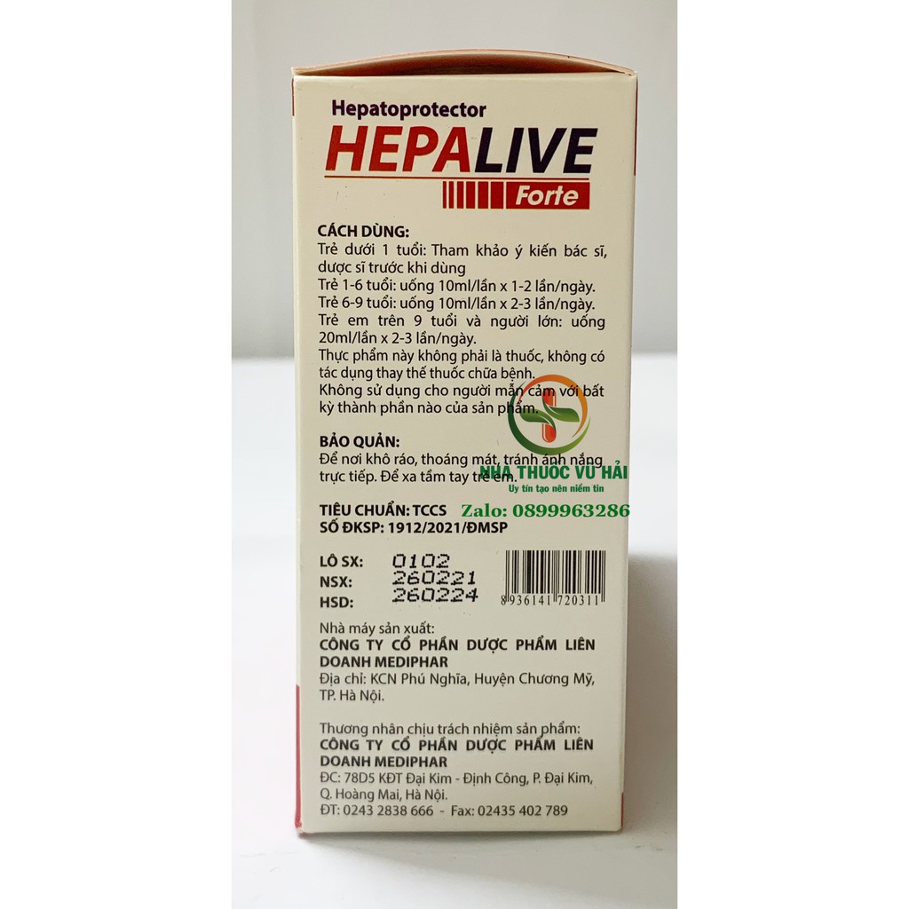 Mát gan giải độc Hepalive . | BigBuy360 - bigbuy360.vn