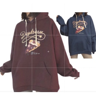 Áo Hoodie Nỉ Nữ Họa Tiết Bánh Pizza Siêu Xinh Mã 491 Xưởng May HKN