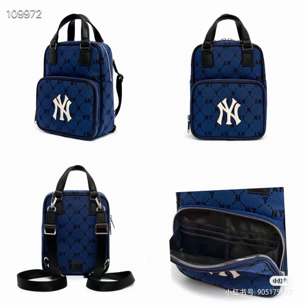 Túi MLB Monogram Jacquard Mini Backpack New York Yankees