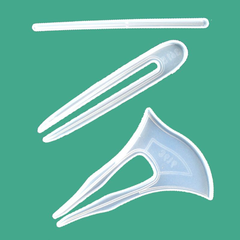 Set 3 Khuôn Silicone Làm Trâm Cài Tóc Tiện Lợi