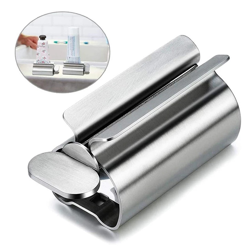 Dụng cụ nặn kem đánh răng bằng thép không gỉ tiện lợi