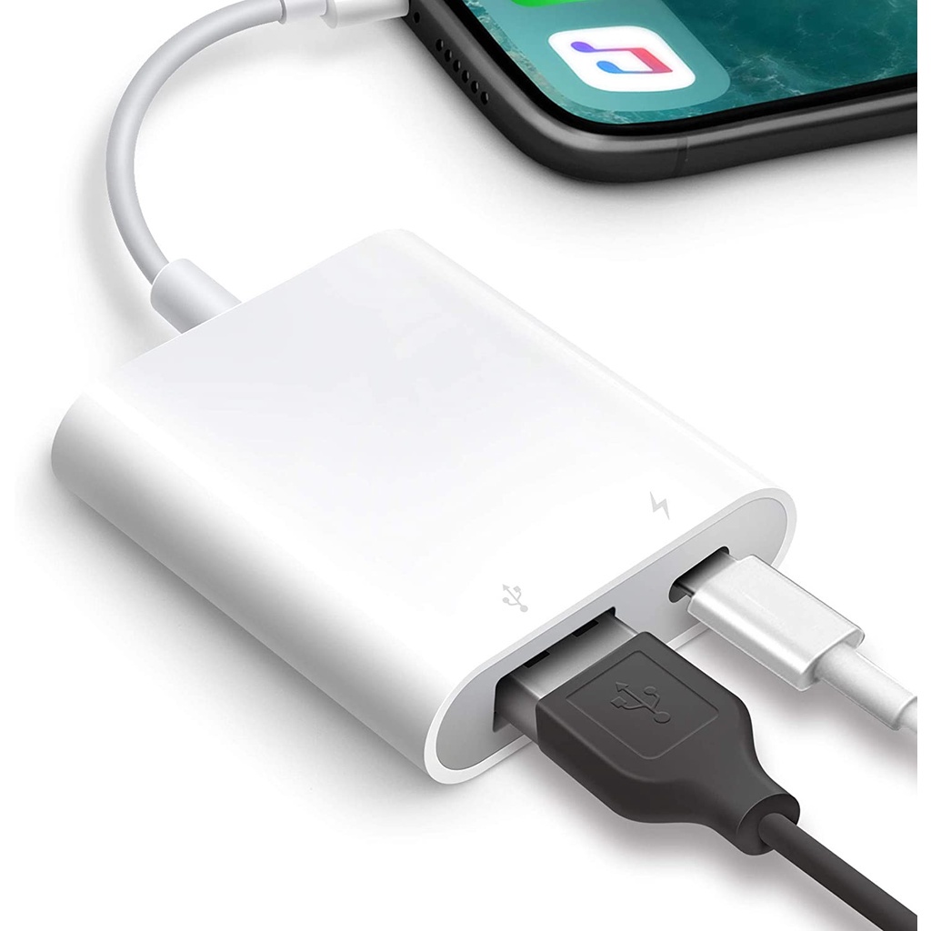 Đầu Chuyển Đổi OTG USB 3 Cổng USB Cho Điện Thoại / Ipad / Thẻ Nhớ / USB
