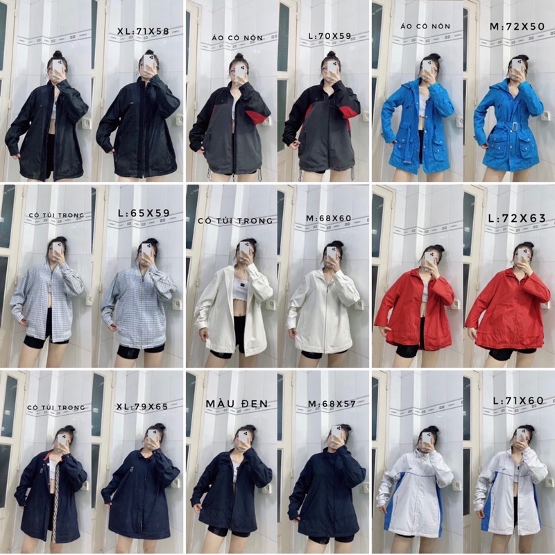 ÁO KHOÁC DÙ NAM NỮ UNISEX FORM RỘNG JACKET