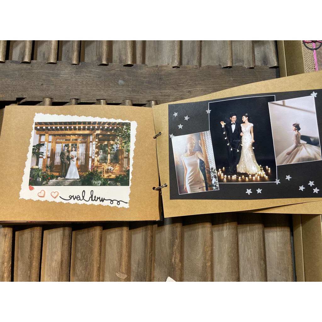  Combo Nguyên Liệu Làm Album Ảnh Scrapbook DIY Sale 50% Tiện Lợi