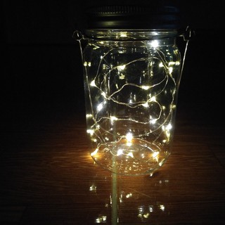 Dây đèn led đom đóm, fairy light dùng pin, tặng kèm pin