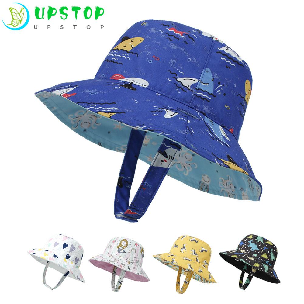 Mũ Vành Rộng UPF 50 + Thời Trang Đi Biển Mùa Hè Cho Bé 0-5 Tuổi