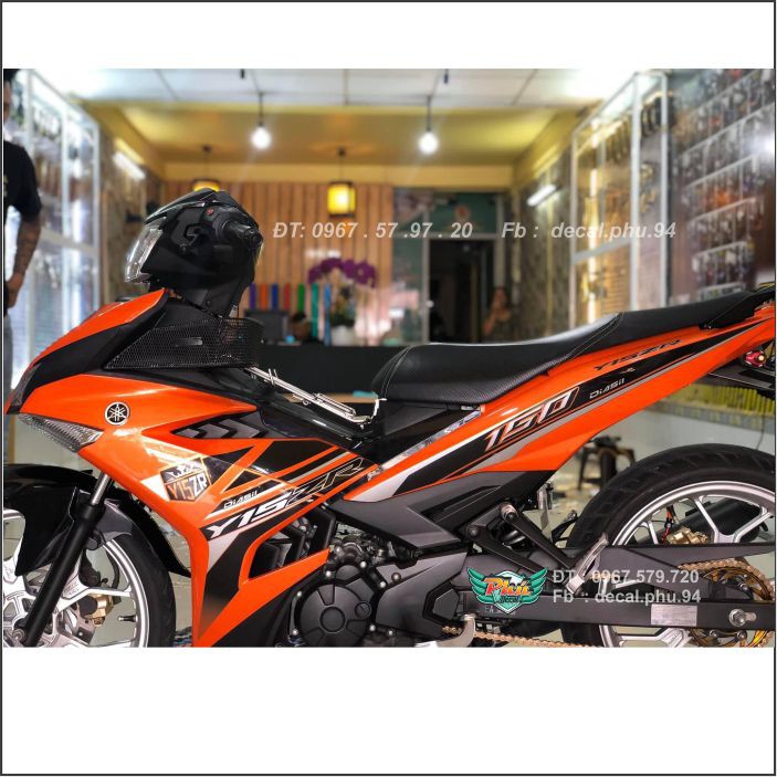 Tem Exciter 150 Y15Zr Cam đen Candy (V)