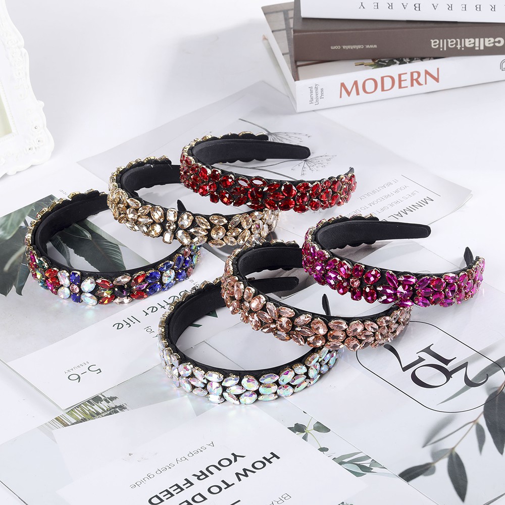 Cài Tóc Đính Đá Phong Cách Hàn Quốc Cho Nữ