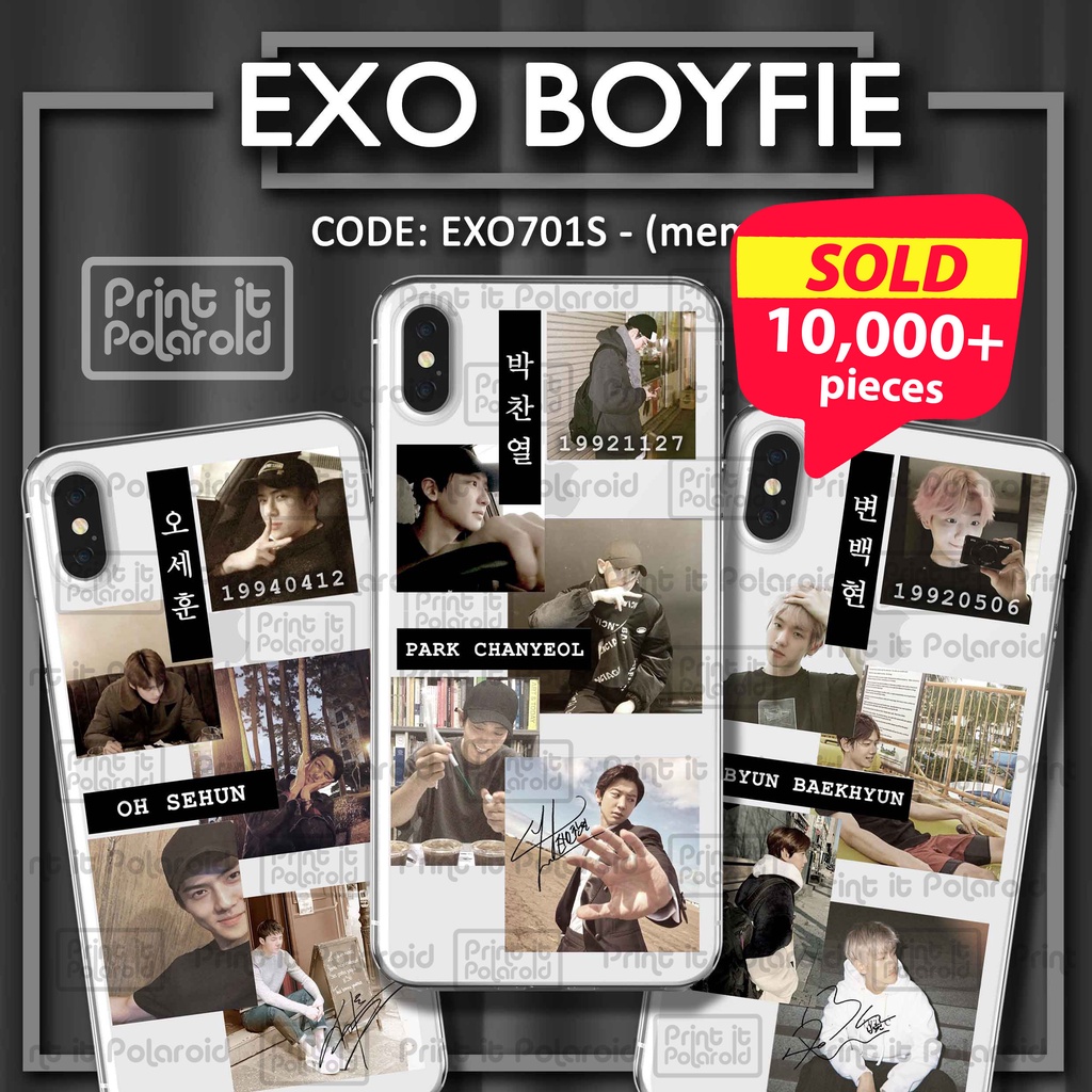Nhãn Dán Tên Trang Trí Sổ Tay / laptop diy Hình Nhóm Nhạc EXO Hàn Quốc idol idol idol idol chanyeol baekhyun xiumin do chen lay suho kai