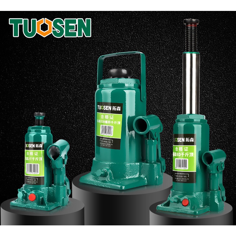 Kích Thủy Lực 2 tấn Ô Tô TUOSEN / Tuo Sen, Con đội thủy lực nâng gầm ô tô Tuosen 2 tấn