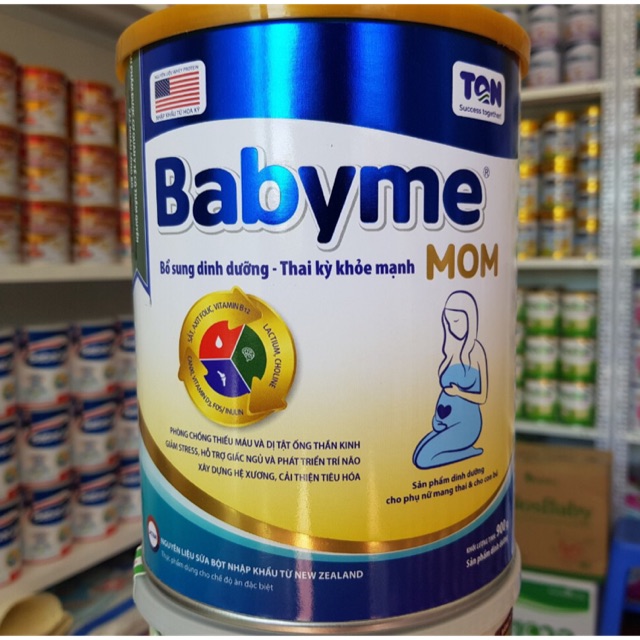 Sữa Babyme MOM hộp 900g + quà