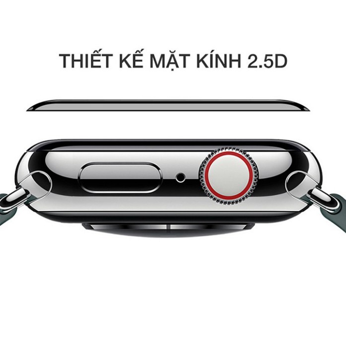 Cường Lực Apple Watch Nano Dẻo Bóng Full Màn Series 1/2/3/4/5/6 Full Size 38/40/42/44MM, Educase.vn