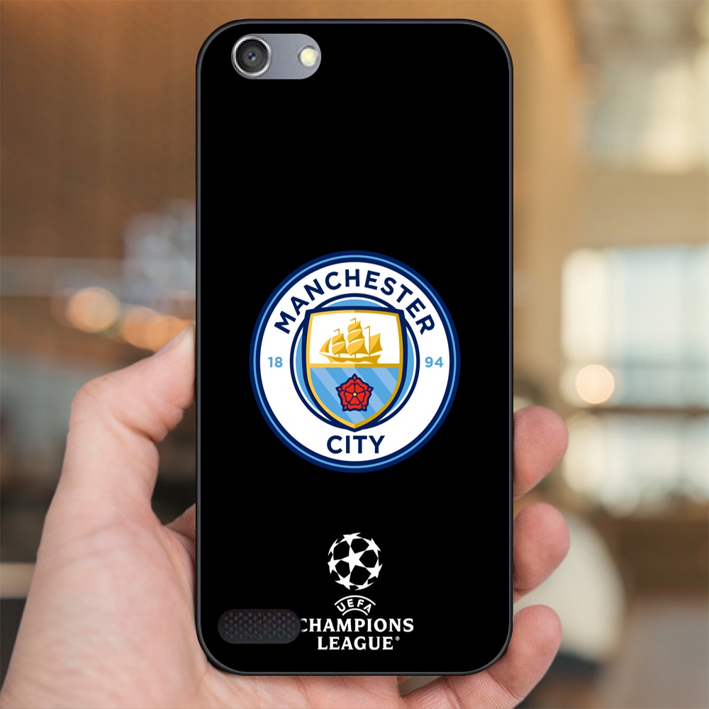 Ốp lưng Oppo A33 Neo 7 viền đen in hình Manchester City MC
