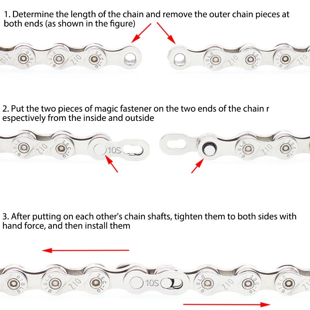 Bộ Dây Xích Xe Đạp 6 / 7 / 8 / 9 / 10 / 11 / 12 Chuyên Dụng Chất Lượng Cao