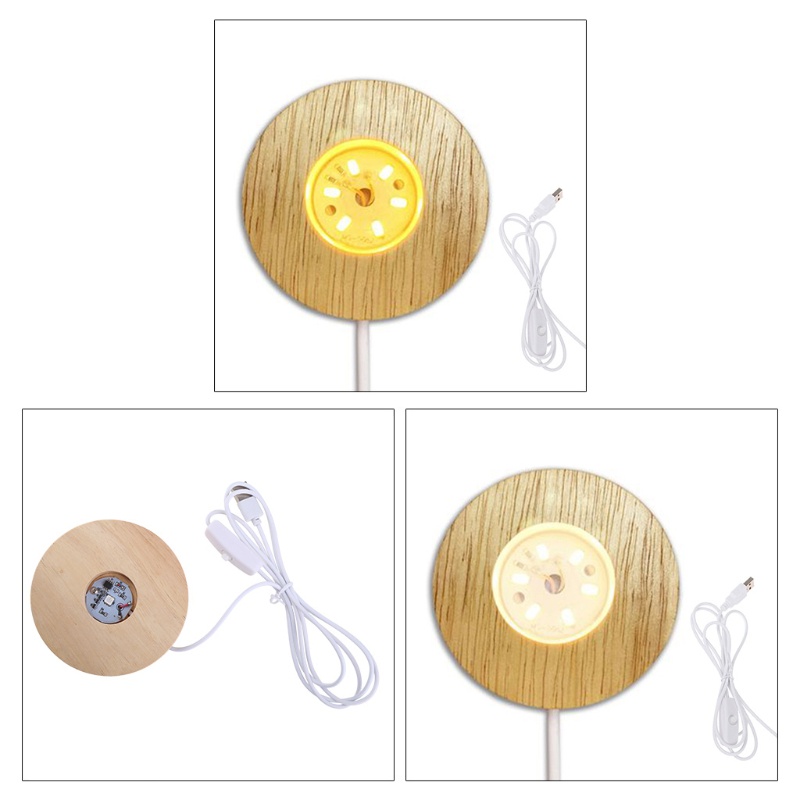 Blg Pha Lê / Cầu / Trứng / Cho Đèn Led Cổng Usb Trưng Bày Sản Phẩm Có Giá Đỡ