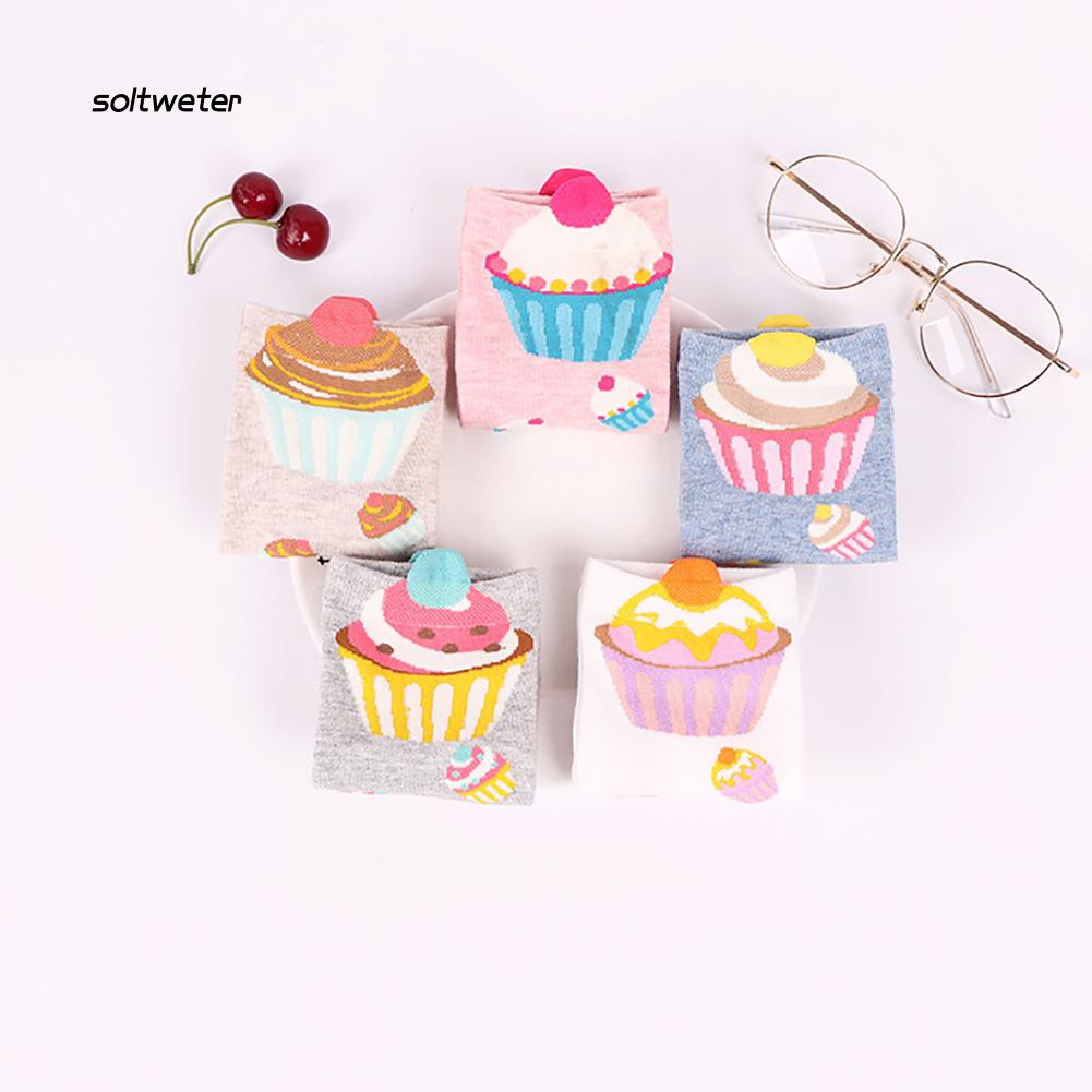 Vớ cotton hoạt hình xinh xắn dành cho nữ