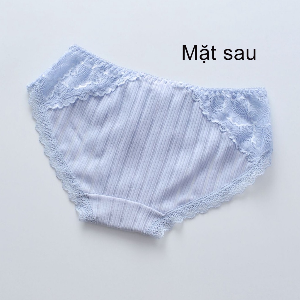 Quần lót nữ ren gân tăm NAPAI cao cấp - Quần chip nữ freesize Havana FLQ120