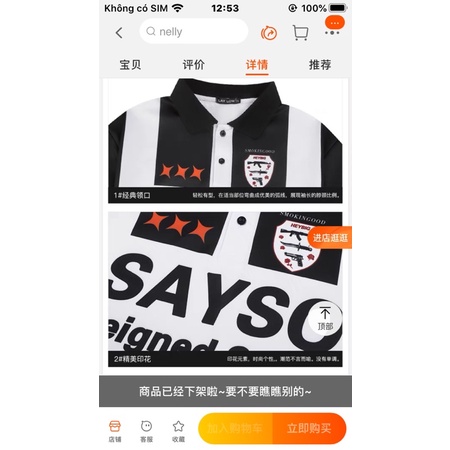 Áo polo nelly sale (có sẵn) heybig 26