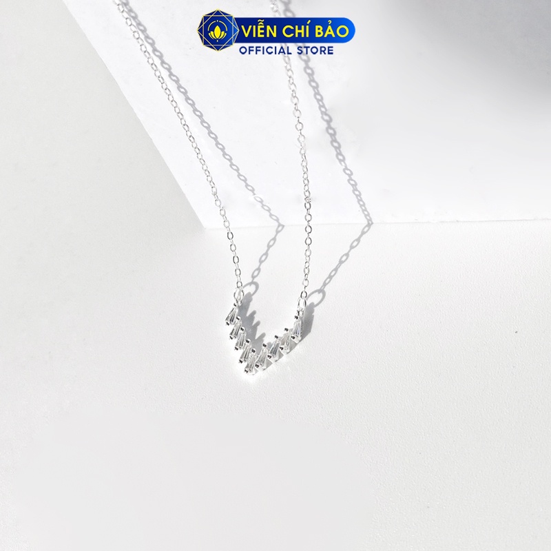 Dây chuyền bạc nữ sunshine chất liệu bạc 925 thời trang phụ kiện trang sức nữ Viễn Chí Bảo D400301x