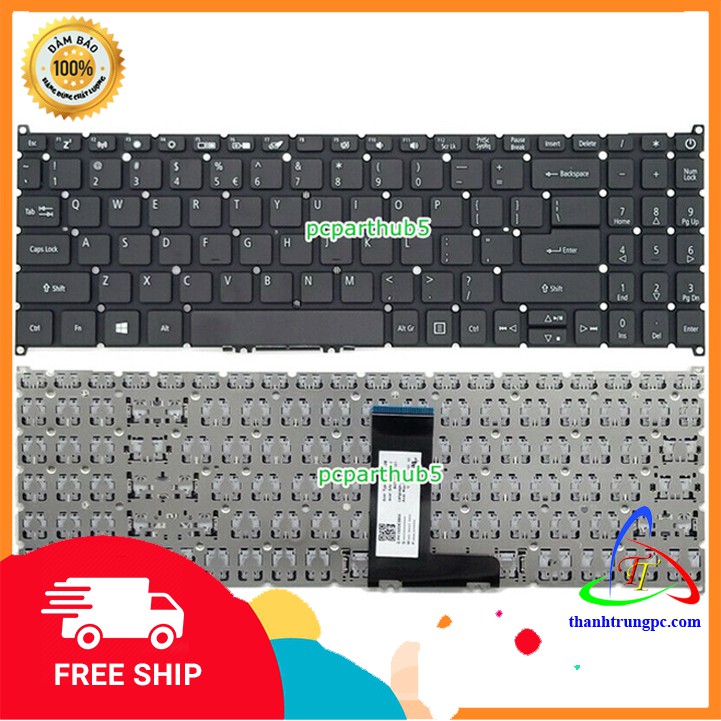 Bàn Phím Laptop Acer Aspire 3 A315-53, A315-54, A515-53, A515-54, A515-43, A515-52, A515-57