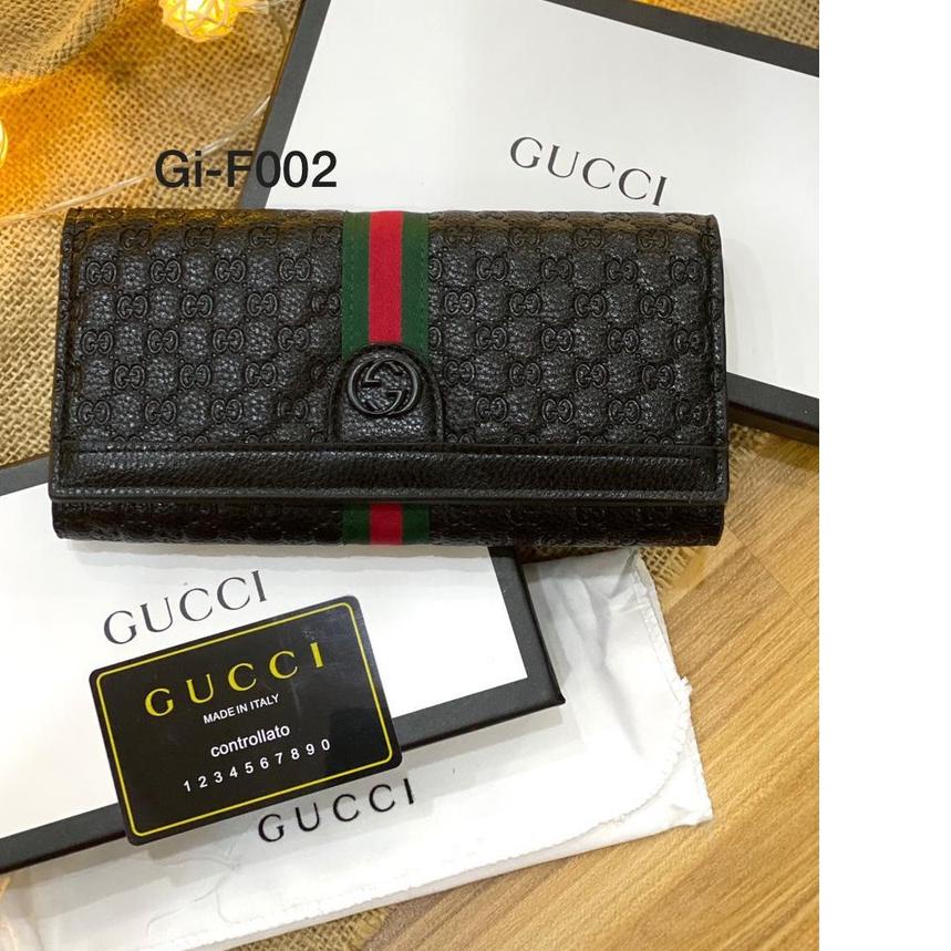 Ví Da Dáng Dài Gập Lại Được Code-597 Gucci F001 Nhập Khẩu Chất Lượng Cao