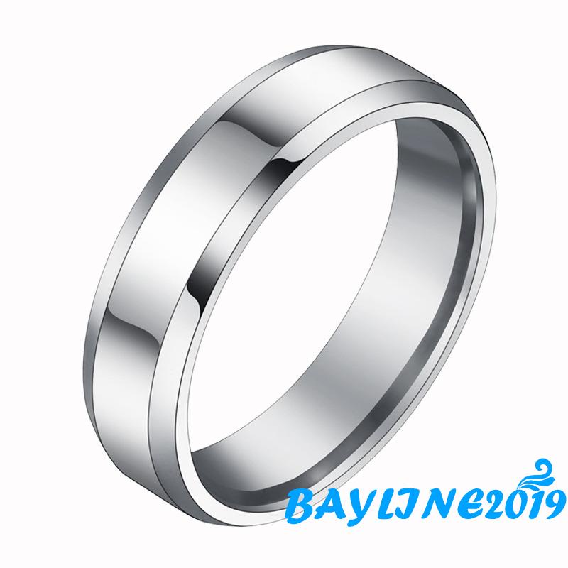 Nhẫn Thép Titan Thiết Kế Đơn Giản Nhiều Kích Cỡ