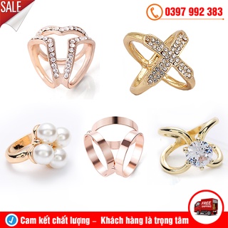Nút thắt khăn, khuy cố định khăn choàng kim loại thời thượng phong cách cổ điển