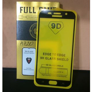 Bộ 2 kính cường lực 9D cho Galaxy A7 2017 Full keo màn hình